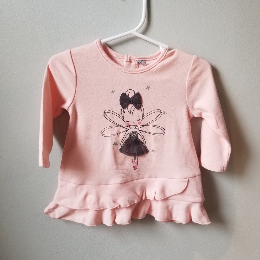 NWOT - Pink fairy ballerina shirt